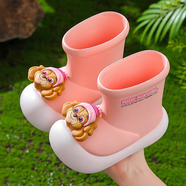 パウパトロール　キッズ　ブーツ 子供用レインブーツ パウパトロールブーツ かわいい漫画 滑り止め耐