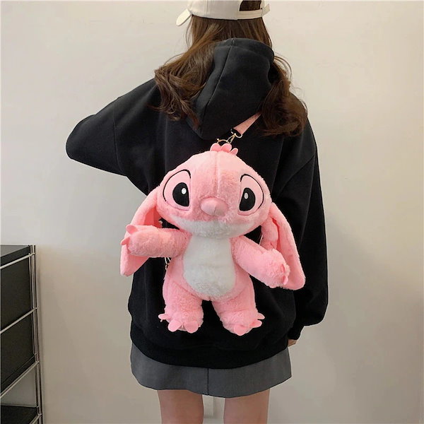 Qoo10] 【送料無料】スティッチのぬいぐるみのリュ