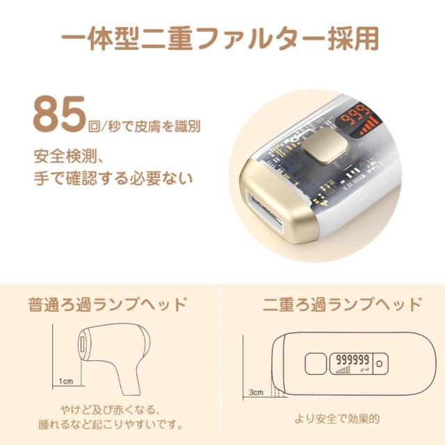 [Q10最安値*即納]最新型 脱毛器 IPL脱毛器 光美容器 ヒゲ ムダ毛処理 vio対応 剛毛 女性 男性 アンダーヘア 全身用 永久脱毛 レーザー 家庭用 1保証 (T4)