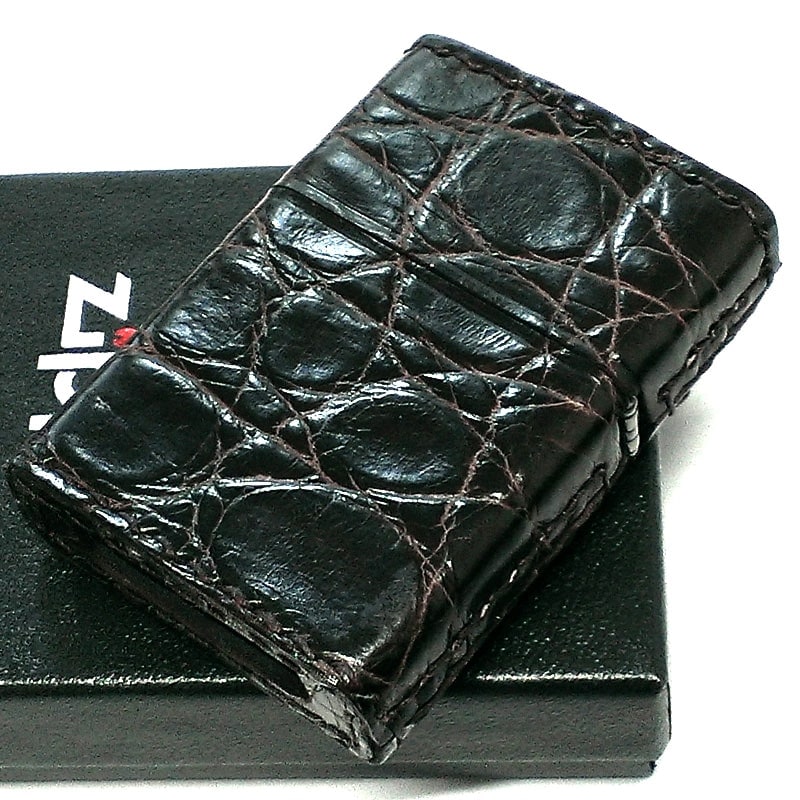 ZIPPO 本クロコダイル革巻き ブラウン ジッポ ライター 全面 かっこいい ワニ皮巻き 茶 おしゃれ 鰐革 メンズ ギフト 高級 プレゼント ZIPPO 本クロコダイル革巻き ブラウン ジッポ ライター 全面 かっこいい ワニ皮巻き 茶 おしゃれ 鰐革 メンズ ギフト 高級 プレゼント