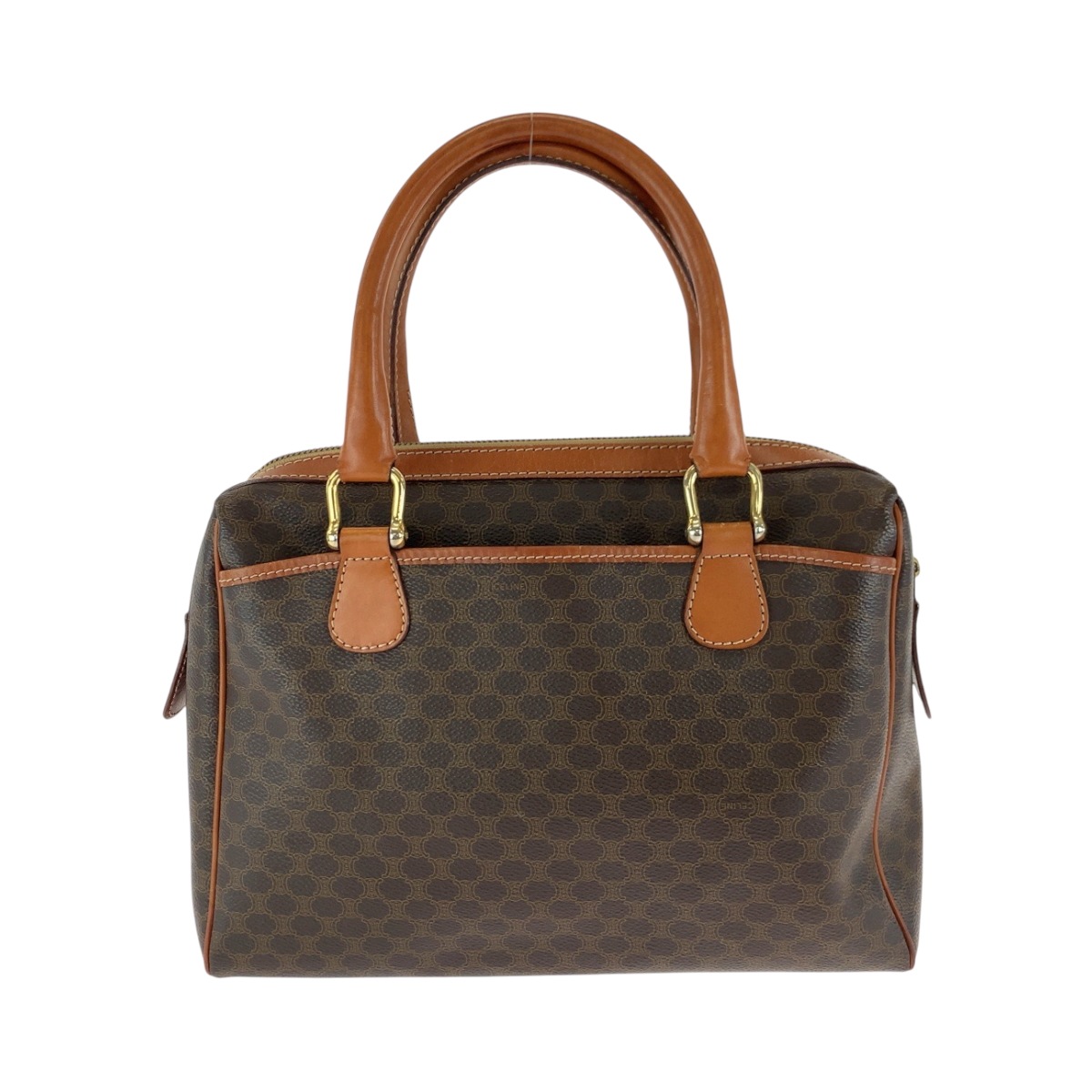 マカダム ブラウン ゴールド金具 PVC ハンドバッグ レディース 502094 マカダム ブラウン ゴールド金具 PVC ハンドバッグ レディース 502094