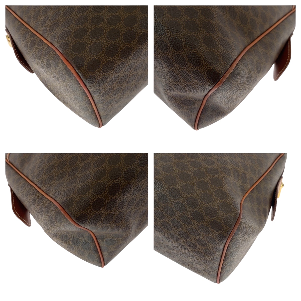 マカダム ブラウン ゴールド金具 PVC ハンドバッグ レディース 502094 マカダム ブラウン ゴールド金具 PVC ハンドバッグ レディース 502094