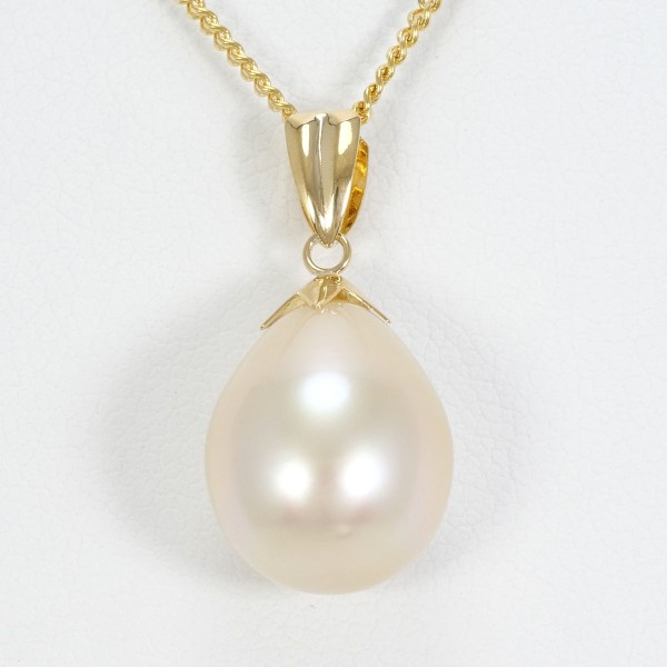 K18 18金 YG イエローゴールド ネックレス パール(真珠) 約40cm ジュエリー 中古 K18 18金 YG イエローゴールド ネックレス パール(真珠) 約40cm ジュエリー 中古