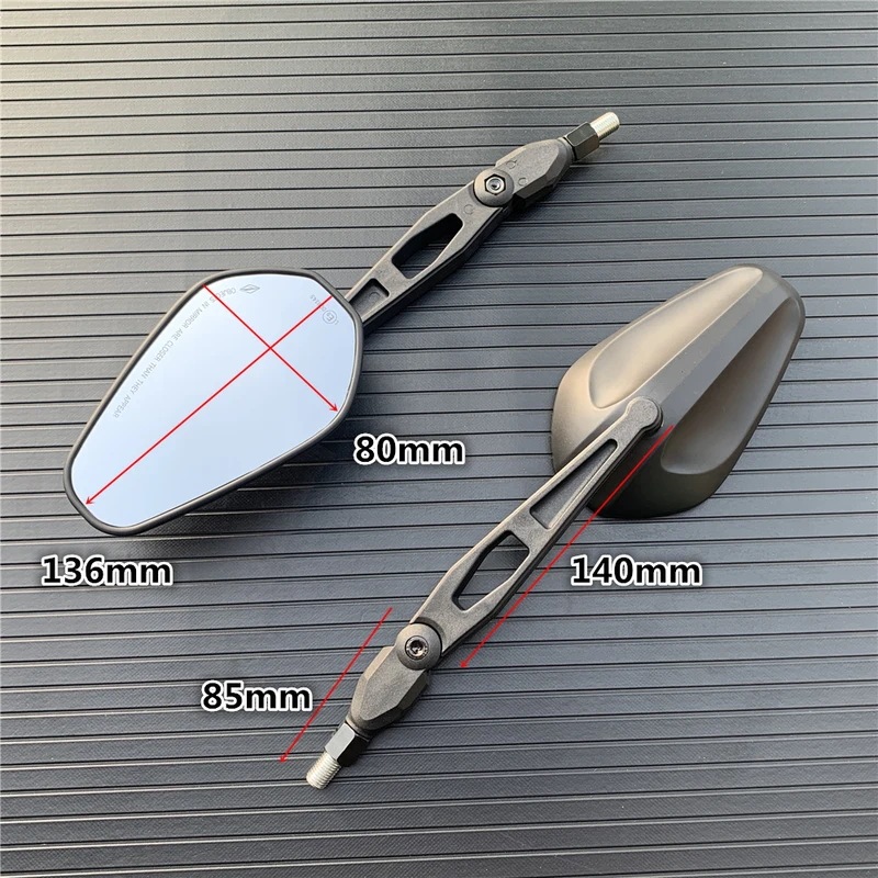 モーターサイクルバックミラー 折りたたみ式 ラウンド 10mm 2個 B モーターサイクルバックミラー 折りたたみ式 ラウンド 10mm 2個 B