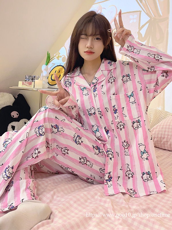 Qoo10] マリーちゃん パジャマ レディース 春と