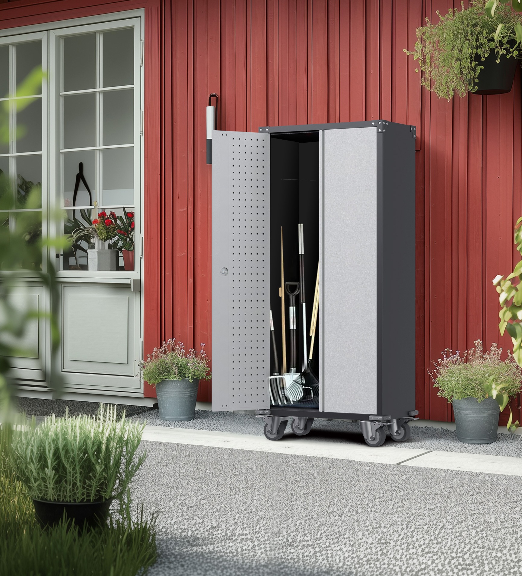 663ツールキャビネット ロッカー 大型倉庫 ツールワゴン ツールカート 工具カート 可動棚付き ロールキャビネット スチール ローラーキャビネット 幅80*奥行き40*高180 DIY 有孔ボード付 663ツールキャビネット ロッカー 大型倉庫 ツールワゴン ツールカート 工具カート 可動棚付き ロールキャビネット スチール ローラーキャビネット 幅80*奥行き40*高180 DIY 有孔ボード付