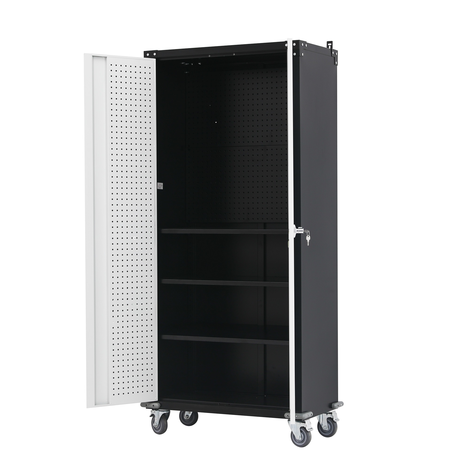663ツールキャビネット ロッカー 大型倉庫 ツールワゴン ツールカート 工具カート 可動棚付き ロールキャビネット スチール ローラーキャビネット 幅80*奥行き40*高180 DIY 有孔ボード付 663ツールキャビネット ロッカー 大型倉庫 ツールワゴン ツールカート 工具カート 可動棚付き ロールキャビネット スチール ローラーキャビネット 幅80*奥行き40*高180 DIY 有孔ボード付