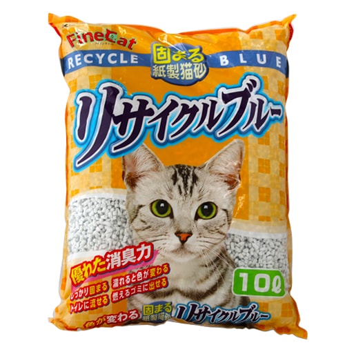 ファインキャット リサイクルブルー 10L×10袋