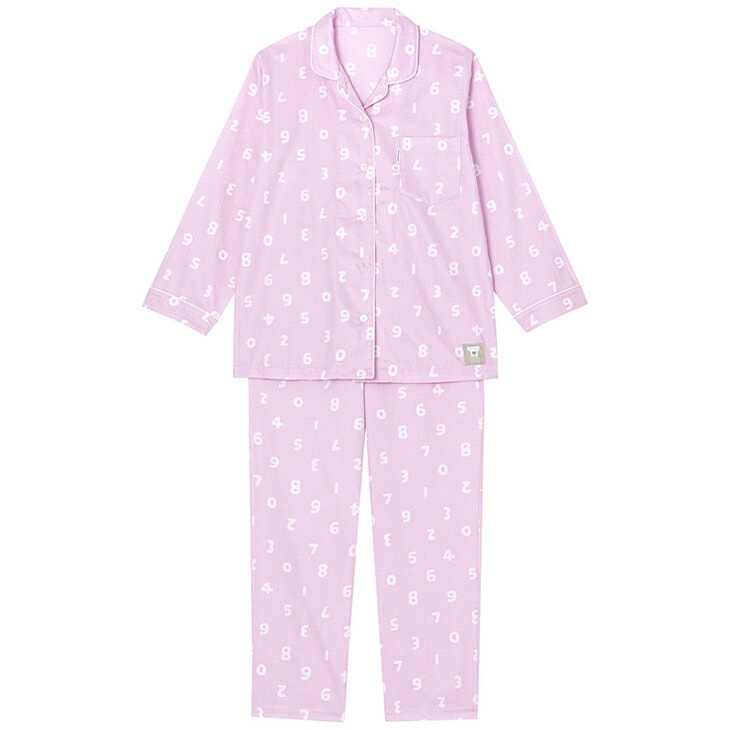 ワコール 睡眠科学 wacoal SOU・SOU ソウソウ レディース ルームウェア パジャマ 長袖長ズボン 綿100% 日本製 国産 YDX636 部屋着 綿100% サテン生地 ナイトウェア