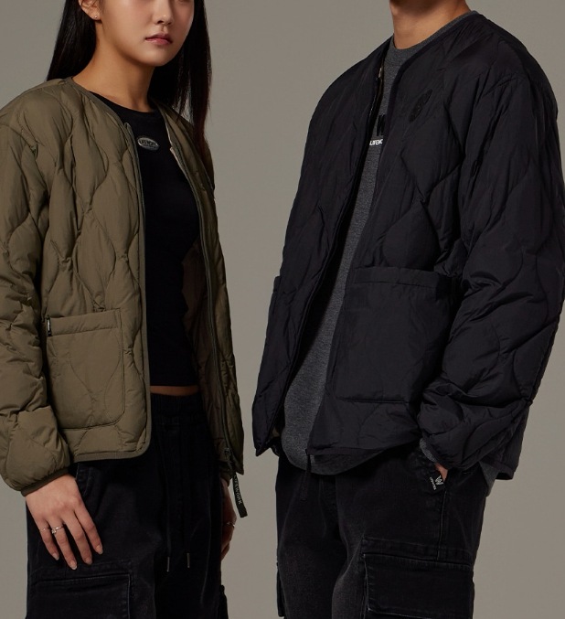 [LlFEWORK] 関税なし Wave quilting light down jumper ウェーブキルティングライトダウンジャンパー 男女兼用