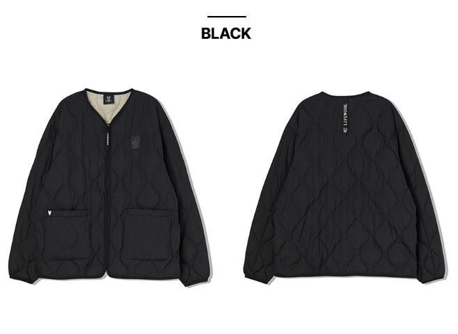 [LlFEWORK] 関税なし Wave quilting light down jumper ウェーブキルティングライトダウンジャンパー 男女兼用