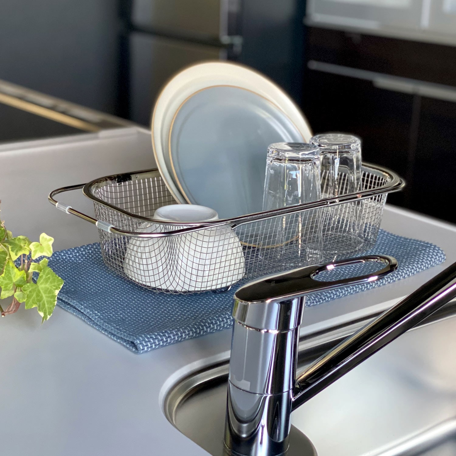 水切りかご 水切りラック すっきり暮らす 深型シンク渡しタイプ 脚高 ステンレス 食洗機対応 丸洗い 日本製 MM-700151 水切りかご 水切りラック すっきり暮らす 深型シンク渡しタイプ 脚高 ステンレス 食洗機対応 丸洗い 日本製 MM-700151