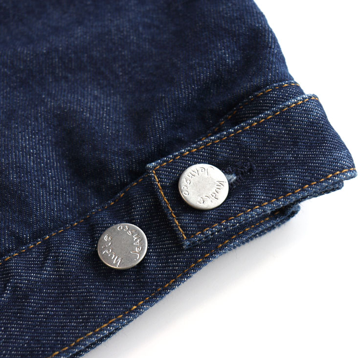 Nudie Jeans ヌーディージーンズ デニムジャケット JohnnyThunder ウールブランケット裏地 ストームライダー ストライプ コーデュロイ オーガニックコットン 青 160851 Nudie Jeans ヌーディージーンズ デニムジャケット JohnnyThunder ウールブランケット裏地 ストームライダー ストライプ コーデュロイ オーガニックコットン 青 160851