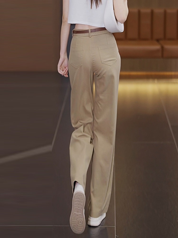 レディース パンツ ボトムス ストレートパンツ 丈長 フルレングス スリム 細身 ストレート ベルト ファスナー ポケット ハイウエスト きれいめ シンプル カジュアル 上品 おしゃれ かっこいい レディース パンツ ボトムス ストレートパンツ 丈長 フルレングス スリム 細身 ストレート ベルト ファスナー ポケット ハイウエスト きれいめ シンプル カジュアル 上品 おしゃれ かっこいい