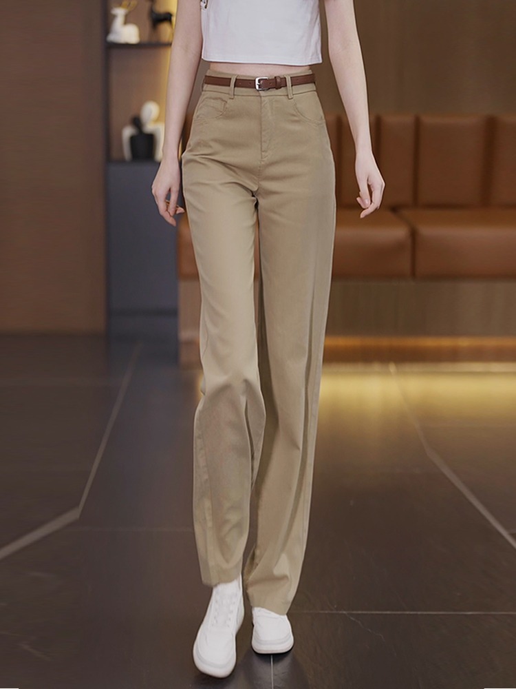 レディース パンツ ボトムス ストレートパンツ 丈長 フルレングス スリム 細身 ストレート ベルト ファスナー ポケット ハイウエスト きれいめ シンプル カジュアル 上品 おしゃれ かっこいい レディース パンツ ボトムス ストレートパンツ 丈長 フルレングス スリム 細身 ストレート ベルト ファスナー ポケット ハイウエスト きれいめ シンプル カジュアル 上品 おしゃれ かっこいい