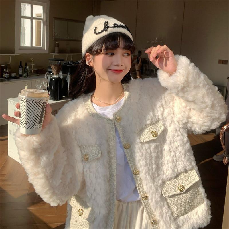 【急速出荷 2025年新作】フリースジャケット レディース ブルゾン ファー ジャケット アウター ノーカラー もこもこ ふわふわ アウトドア 厚手 暖か 防寒 秋冬 通勤 上品 【急速出荷 2025年新作】フリースジャケット レディース ブルゾン ファー ジャケット アウター ノーカラー もこもこ ふわふわ アウトドア 厚手 暖か 防寒 秋冬 通勤 上品