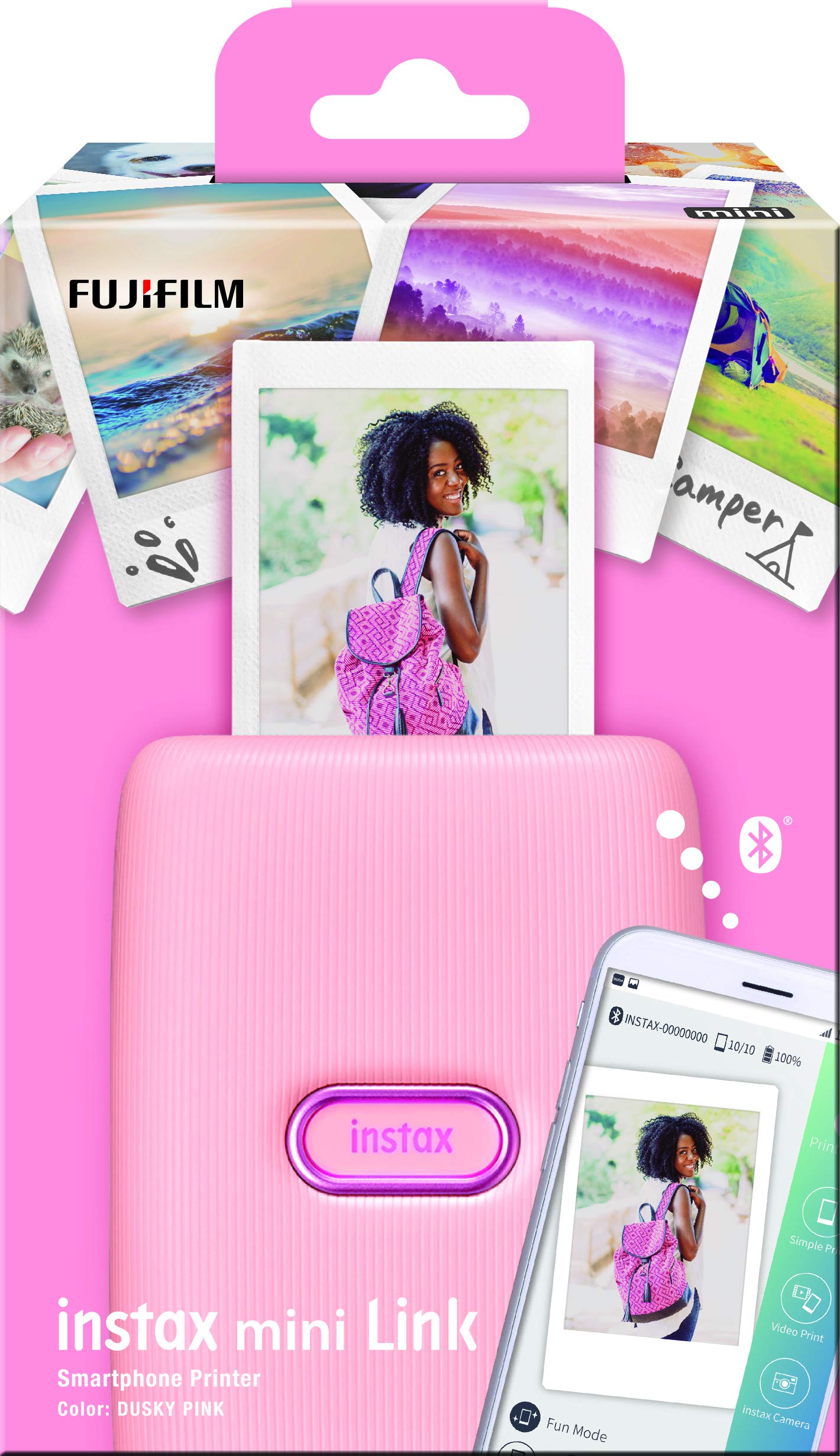 富士フイルム(FUJIFILM) チェキ スマホプリンター instax mini Link ダスキーピンク INS MINI LINK DUSKY PINK