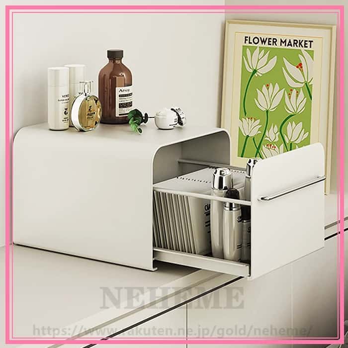 ブレッドドロワー ブレッドボックス 収納ケース パンケース 大容量 トースターラック 調味料収納 収納ラック 食パン 収納 おしゃれ キッチン収納 ホワイト 食パンケース 引出し キッチン収納 調味料