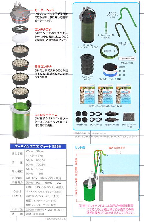 Qoo10] 外部フィルター エーハイム エココンフォ