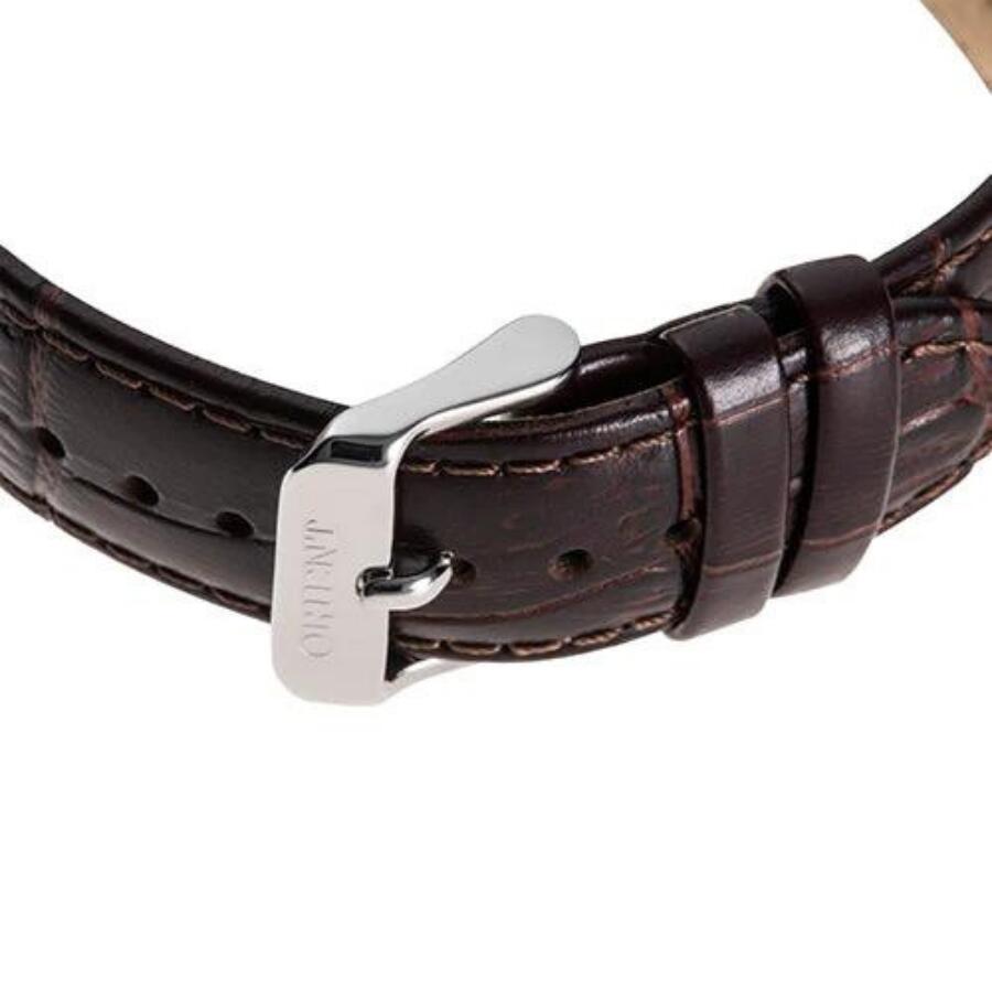 クラシック バンビーノ 機械式 自動巻き 手巻付 ボンベ文字盤 革ベルト セミスケルトン シルバー メンズ RN-AG0005S 腕時計 クラシック バンビーノ 機械式 自動巻き 手巻付 ボンベ文字盤 革ベルト セミスケルトン シルバー メンズ RN-AG0005S 腕時計