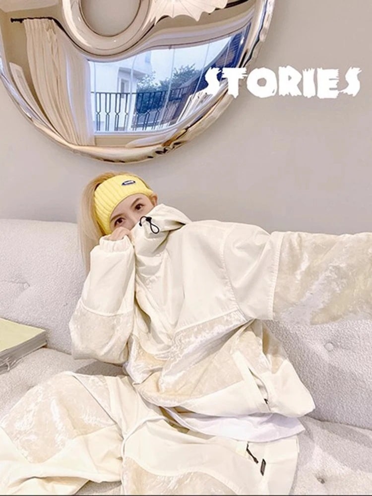 スノーボードウェア 2024 2025 上下セット レディース メンズ ジャケット アウター パンツ グリーン クリーム スノボー スキーウェア スノボウェア 韓国風 防水防寒防雪保温防風