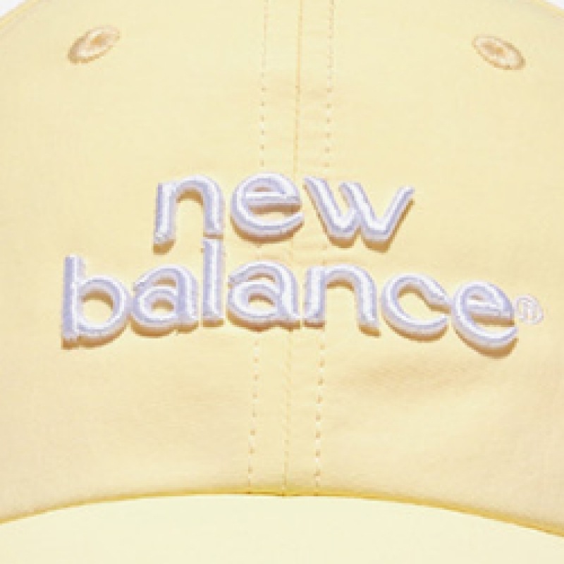 ニューバランス レターグラフィック ナイロン ボールキャップ NBGDFBW102-(30)イエロー