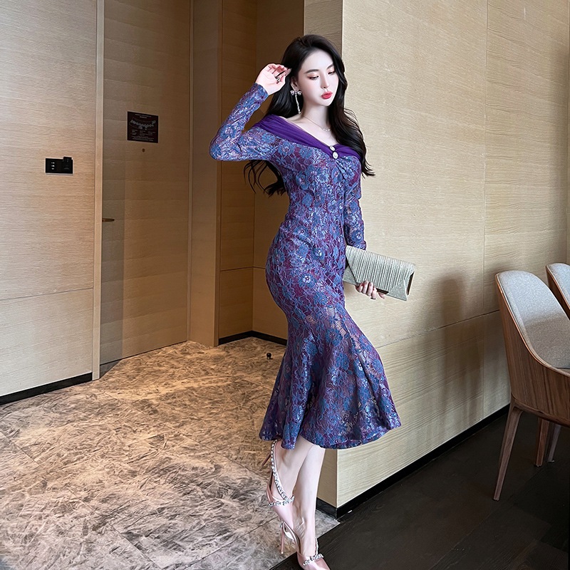 【Fellow 20%割】【JY.上品】 秋 ベアワンピ オフショルダー レース マーメイド ドッキング パーティードレス 着痩せ 大人 お呼ばれ 同窓会 披露宴 卒業式 結婚式 ウェディング 二次会 【Fellow 20%割】【JY.上品】 秋 ベアワンピ オフショルダー レース マーメイド ドッキング パーティードレス 着痩せ 大人 お呼ばれ 同窓会 披露宴 卒業式 結婚式 ウェディング 二次会