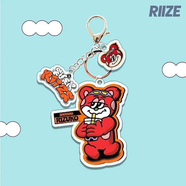 RIIZE ソンチャン シュシュ キーリング ピンバッジ アクリルキーホルダー RIIZE RIIZE アントンのミニキーリング、ソヒのシュシュが入荷しました