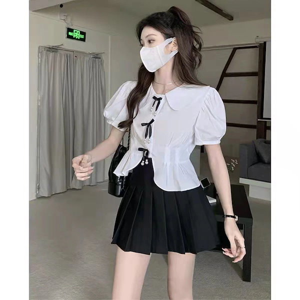 セーラー服とプリーツスカートセット セーラー服 クラシック プリーツスカートセット コスプレ系