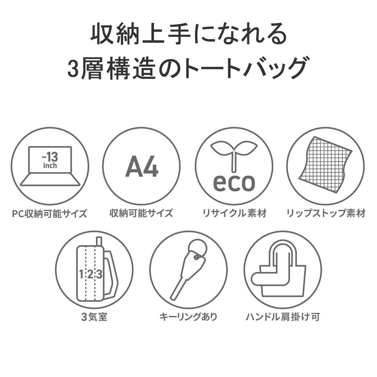 日本正規品 トートバッグ メンズ ファスナー付き A4 カジュアル 縦型 ブランド 軽量 ナイロン トート バッグ 通勤 ビジネス 20.6L 3層 肩掛け 持ち手 長め BRA233T26 日本正規品 トートバッグ メンズ ファスナー付き A4 カジュアル 縦型 ブランド 軽量 ナイロン トート バッグ 通勤 ビジネス 20.6L 3層 肩掛け 持ち手 長め BRA233T26