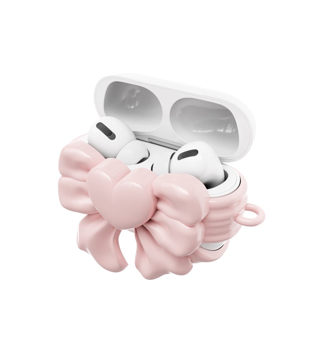 ANDAASH リボン ハート ケース Airpods Pro 2 韓国 Qoo10] [ANDAASH]「韓国人気」ピンクリボ