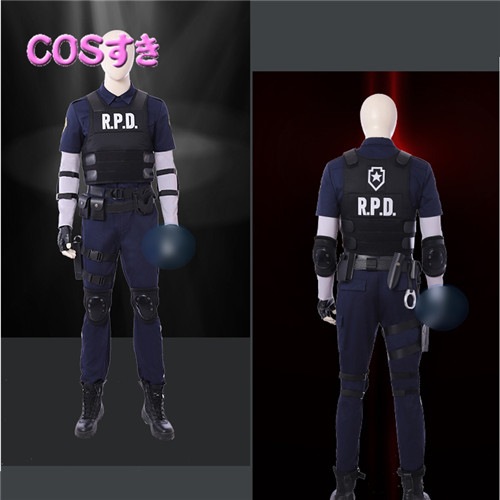 【新品開催 】バイオハザード RE:2 レオン・S・ケネディ コスプレ衣装 コスチューム 変装