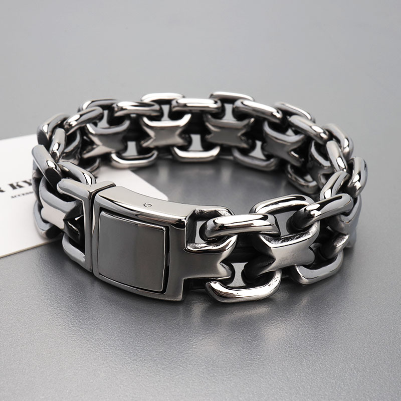 ステンレス ダブルアンカーチェンブレス [b669]