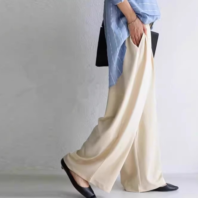 レディース パンツ ボトムス ロングパンツ ワイドパンツ ロング ワイド ポケット ハイウエスト かわいい 大人可愛い きれいめ シンプル カジュアル 上品 おしゃれ かっこいい レトロ こなれ感