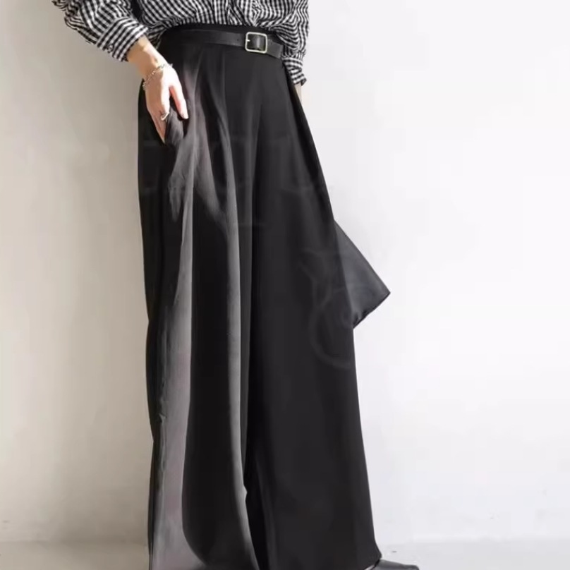 レディース パンツ ボトムス ロングパンツ ワイドパンツ ロング ワイド ポケット ハイウエスト かわいい 大人可愛い きれいめ シンプル カジュアル 上品 おしゃれ かっこいい レトロ こなれ感