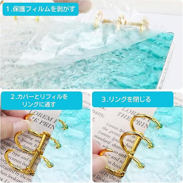 あやぷち　韓国　貯金　アクリルバインダー　カバー　A6 diarium あやぷち様専用 韓国 貯金 アクリルバインダー カバー A6