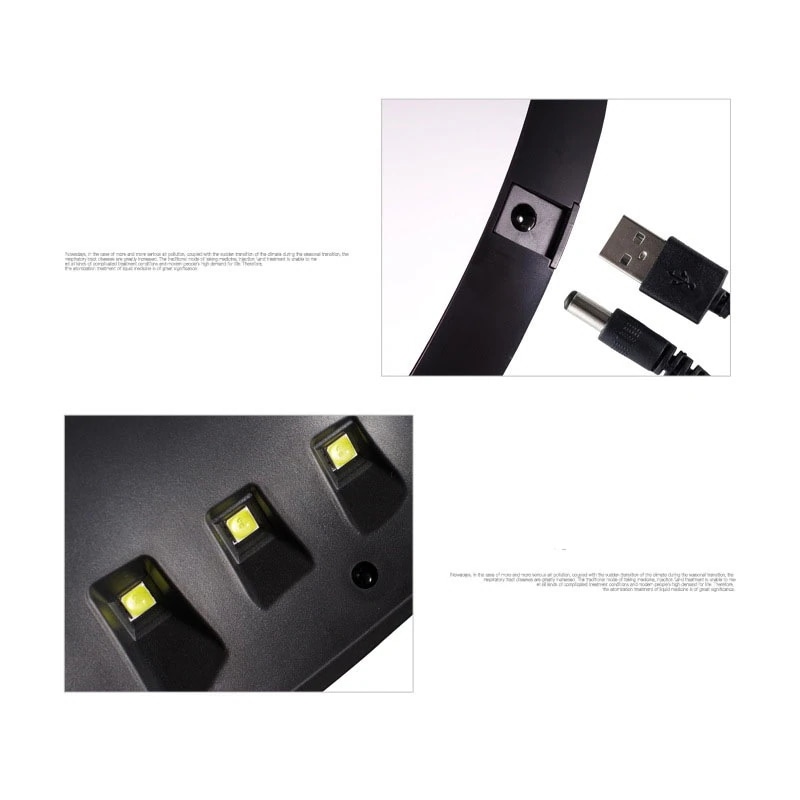 【10個セット】可愛いパンダ硬化用ライトLEDネイルドライヤー 硬化用UV レジンライト UVライト レジン用