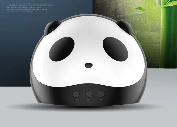 【10個セット】可愛いパンダ硬化用ライトLEDネイルドライヤー 硬化用UV レジンライト UVライト レジン用