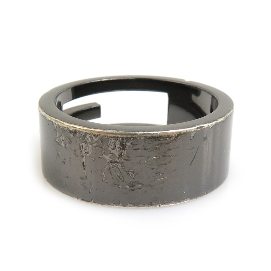 グッチ GUCCI リング・指輪 シルバー925 ガンメタル メンズ 15号 h30706a グッチ GUCCI リング・指輪 シルバー925 ガンメタル メンズ 15号 h30706a