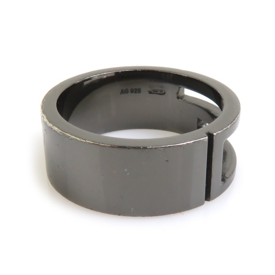 グッチ GUCCI リング・指輪 シルバー925 ガンメタル メンズ 15号 h30706a グッチ GUCCI リング・指輪 シルバー925 ガンメタル メンズ 15号 h30706a