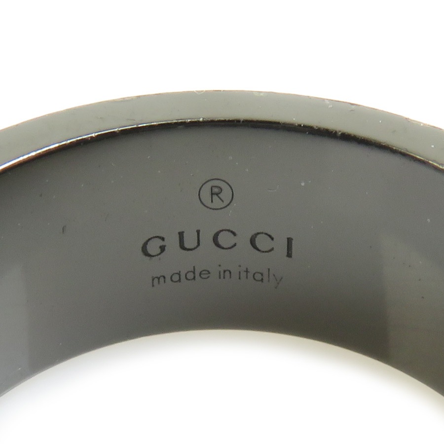 グッチ GUCCI リング・指輪 シルバー925 ガンメタル メンズ 15号 h30706a グッチ GUCCI リング・指輪 シルバー925 ガンメタル メンズ 15号 h30706a