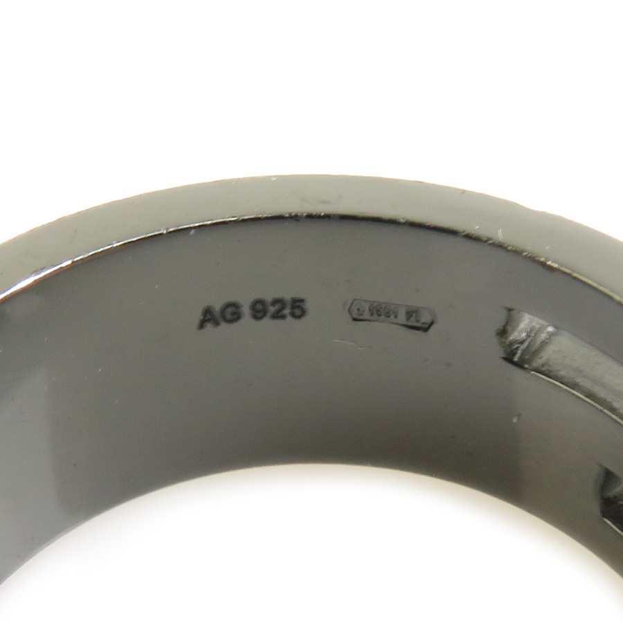 グッチ GUCCI リング・指輪 シルバー925 ガンメタル メンズ 15号 h30706a グッチ GUCCI リング・指輪 シルバー925 ガンメタル メンズ 15号 h30706a