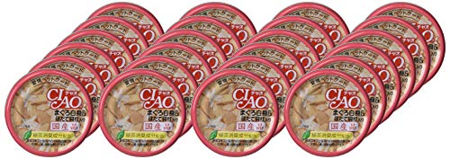 チャオ(CIAO)まぐろ白身ほたて貝柱入り85g24個セット チャオ(CIAO)まぐろ白身ほたて貝柱入り85g24個セット