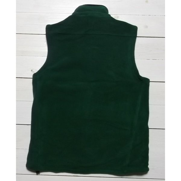 ワンポイント フリースベスト グリーン PR1-036