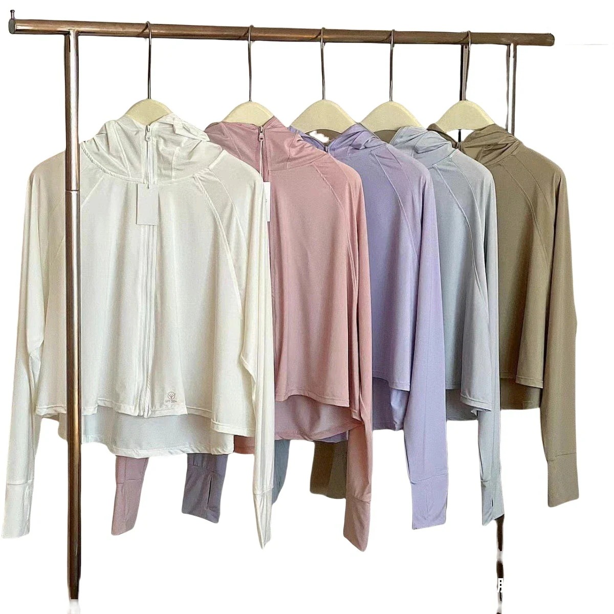 【2枚】日焼け止め服 レディース 冷感 UVカット パーカー 軽量 薄手 無地 長袖 パーカー UPF50+ フード付き 紫外線対策 水着 ラッシュパーカー 吸汗 速乾 通気性がよく肌に優しい 通勤