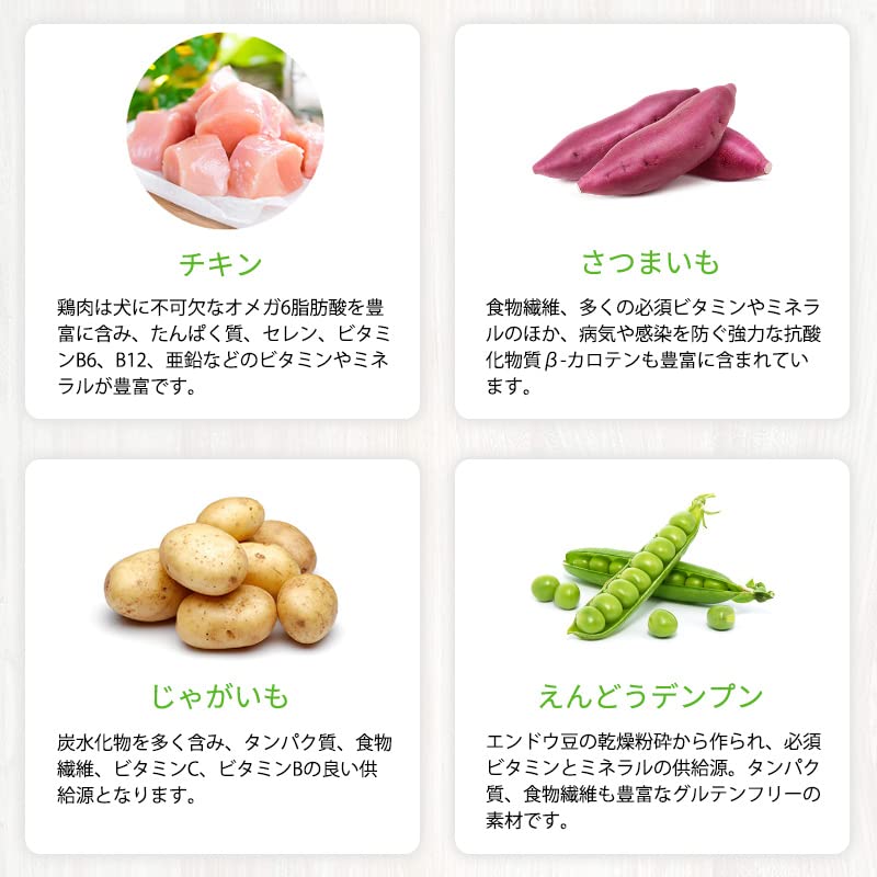 即日発送！ Marco-Line Amarico グレインフリー チキン Healthy Grade RED 成犬用 チキン49.5％ ハーブ入り ドッグフード 3kg 全犬種 香料・着色料・合成保存