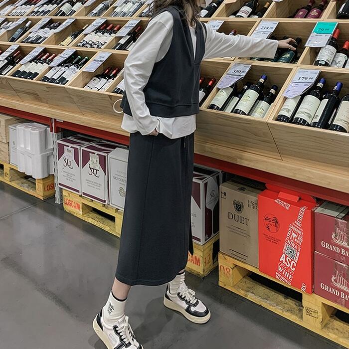 セットアップ レディース スカート Tシャツ ベスト フード スウェット トップス 長袖 3点セット エレガント カジュアル きれいめ フェミニン ミモレ丈 大人 可愛い ナチュラル おしゃれ レイヤ セットアップ レディース スカート Tシャツ ベスト フード スウェット トップス 長袖 3点セット エレガント カジュアル きれいめ フェミニン ミモレ丈 大人 可愛い ナチュラル おしゃれ レイヤ