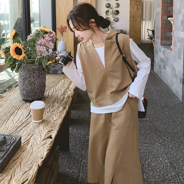 セットアップ レディース スカート Tシャツ ベスト フード スウェット トップス 長袖 3点セット エレガント カジュアル きれいめ フェミニン ミモレ丈 大人 可愛い ナチュラル おしゃれ レイヤ セットアップ レディース スカート Tシャツ ベスト フード スウェット トップス 長袖 3点セット エレガント カジュアル きれいめ フェミニン ミモレ丈 大人 可愛い ナチュラル おしゃれ レイヤ