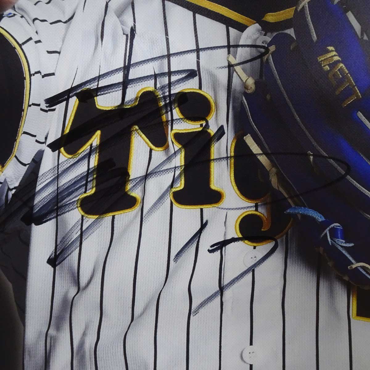 中古】阪神タイガース 青柳晃洋 #17 甲子園駅前広場 実使用