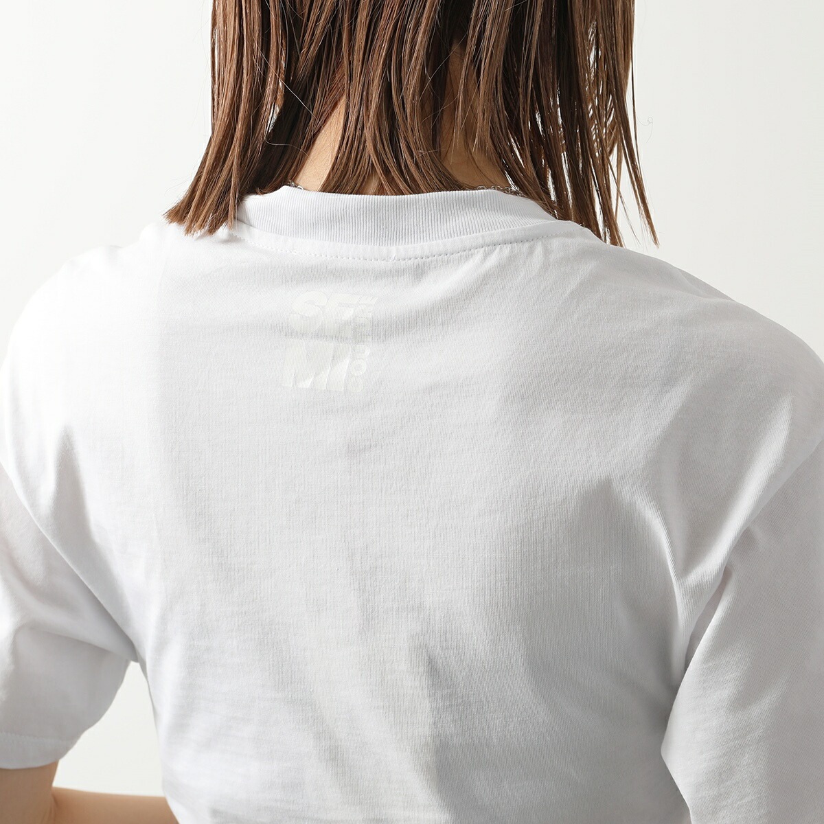 Semicouture セミクチュール 半袖 Tシャツ Y4SJ02 レディース カットソー ショート丈 ギャザー コットン クルーネック カラー2色 Semicouture セミクチュール 半袖 Tシャツ Y4SJ02 レディース カットソー ショート丈 ギャザー コットン クルーネック カラー2色